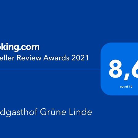 Landgasthof Gruene Linde Екстер'єр фото